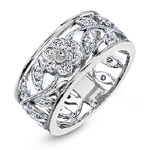 Simon G. Right Hand Ring Platinum (White) 0.33 ct Diamond - MR1000-R-PT