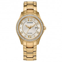 CITIZEN Eco-Drive Dress/Classic Eco Crystal Eco Ladies Stainless Steel - FE1147-79P