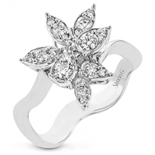Simon G. Right Hand Ring Platinum (White) 0.43 ct Diamond - LR2871-PT