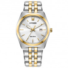 CITIZEN Eco-Drive Quartz Corso Mens Watch Stainless Steel - BM7334-58B