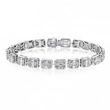 Simon G. Bracelet 18k Gold (White) 4.42 ct Diamond - LB2242-18K