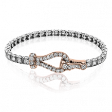 Simon G. Bracelet 18k Gold (Rose, White) 2 ct Diamond - MB1734-R-18K