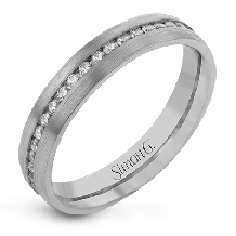 Simon G. Men Ring Platinum (White) 0.46 ct Diamond - LL143-PT