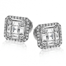 Simon G. Earring 18k Gold (White) 1.69 ct Diamond - LE4453-18K