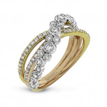 Simon G. 18k White Gold Diamond Ring - DR361