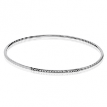 Simon G. Bangle 18k Gold (White) 0.14 ct Diamond - LB2017-18K