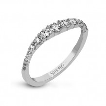 Simon G. 18k White Gold Diamond Right Hand Ring - LR1091