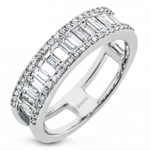 Simon G. Anniversary 18k White Gold Wedding Band - LR2603-W-18K