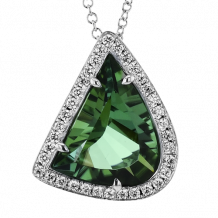 Simon G. Color Pendant 18k Gold (White) 2.38 ct Tourmaline 0.18 ct Diamond - LP4883-18KW