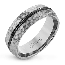 Simon G Men Ring Platinum (White) - LP2186-PT