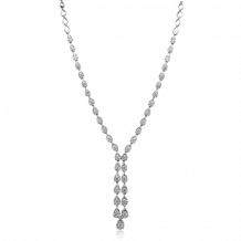 Simon G. Necklace 18k Gold (White) 12.33 ct Diamond - LP4273-A-18KW