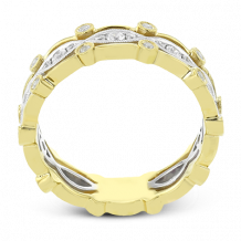 Simon G. Right Hand Ring 18k Gold (White, Yellow) 0.48 ct Diamond - LR3064-18K2T