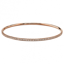 Simon G. Bangle 18k Gold (Rose) 0.86 ct Diamond - MB1432-R-18K