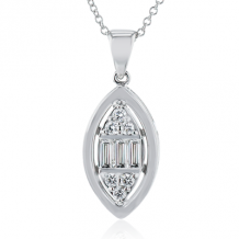 Simon G. Pendant 18k Gold (White) 0.39 ct Diamond - LP4803-18K