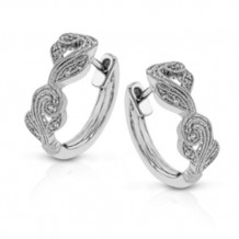 Simon G. 18k White Gold Diamond Earrings - TE473