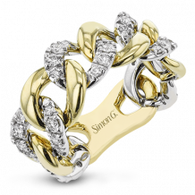 Simon G. Right Hand Ring 18k Gold (White, Yellow) 0.64 ct Diamond - LR2992-18K2T