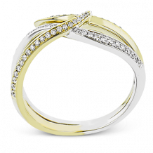 Simon G. Right Hand Ring 18k Gold (White, Yellow) 0.27 ct Diamond - LR3035-18K2T