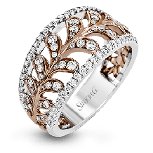 Simon G. Right Hand Ring 18k Gold (Rose, White) 0.65 ct Diamond - TR573-18K