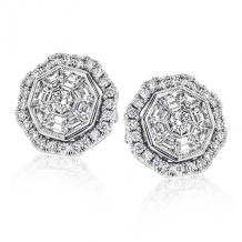 Simon G. Earring 18k Gold (White) 1.78 ct Diamond - LE4564-18K