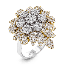 Simon G. Right Hand Ring 18k Gold (White, Yellow) 2.06 ct Diamond - LR1044-18K