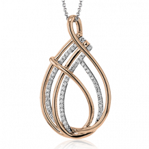 Simon G. Pendant 18k Gold (Rose) 0.31 ct Diamond - LP2393-R-18K