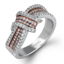 Simon G. Right Hand Ring 18k Gold (Rose, White) 0.72 ct Diamond - MR1428-18KRW