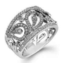 Simon G. Right Hand Ring Platinum (White) 0.64 ct Diamond - MR2106-PT
