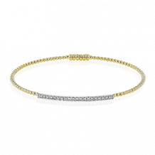 Simon G. Bangle 18k Gold (White, Yellow) 0.28 ct Diamond - LB2343-Y-18K2T