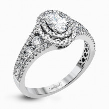 Simon G. 18k White Gold Diamond Engagement Ring - MR2588