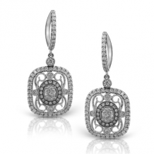 Simon G. Earring 18k Gold (White) 0.7 ct Diamond - TE201-18KW