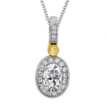 Simon G. Color Pendant 18k Gold (White, Yellow) 0.16 ct Diamond - MP1348-18K