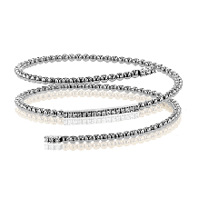 Simon G. Bangle 18k Gold (White) 0.42 ct Diamond - LB2166-18K