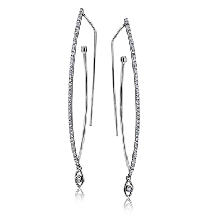 Simon G. Earring 18k Gold (White) 0.67 ct Diamond - LE2214-18K