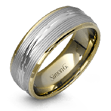 Simon G. Men Ring 18k Gold (White, Yellow) - LG118-18K