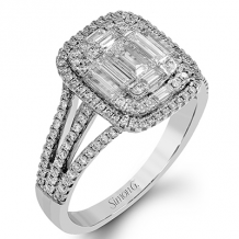 Simon G. Right Hand Ring 18k Gold (White) 1 ct Diamond - MR2627-18K-SW