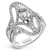 Simon G. Color Ring Platinum (White) 1.02 ct Diamond - TR613-PT