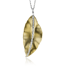 Simon G. Pendant 18k Gold (White, Yellow) 0.16 ct Diamond - LP4521-Y-18K