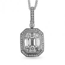 Simon G. Pendant 18k Gold (White) 2.23 ct Diamond - MP1527-18K