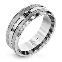 Simon G. Men Ring Platinum (White) - LG157-PT