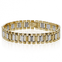 Simon G. Gent Bracelet 18k Gold (White, Yellow) - LB2205-18K