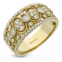 Simon G. Right Hand Ring 18k Gold (White) 0.52 ct Diamond - LR2535-18K