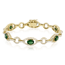 Simon G. Color Bracelet 18k Gold (Yellow) 4.89 ct Tsavorite 2.25 ct Diamond - LB2102-18K