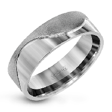 Simon G. Men Ring Platinum (White) - LG156-PT