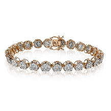 Simon G. Bracelet 18k Gold (Rose) 3.34 ct Diamond - LB2194-18K