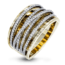 Simon G. Right Hand Ring 18k Gold (White, Yellow) 0.56 ct Diamond - MR2664-18K