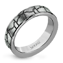 Simon G. Men Ring Platinum (White) - LG165-PT