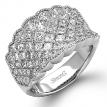 Simon G. Right Hand Ring Platinum (White) 3.18 ct Diamond - MR2349-PT