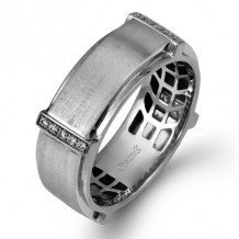 Simon G Men Ring Platinum (White) 0.16 ct Diamond - MR2104-PT