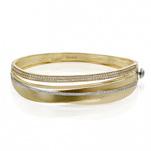 Simon G. Bangle 18k Gold (Yellow) 1 ct Diamond - LB2294-Y-18K