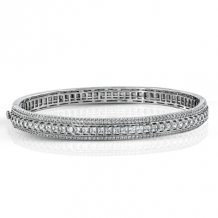 Simon G. Bangle 18k Gold (White) 4.12 ct Diamond - MB1451-18K